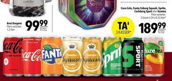 Citti Coca-cola, fanta,tuborg squash, sprite, carlsberg sport eller fuzetea tilbud