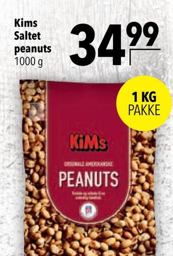Citti Kims saltet peanuts tilbud