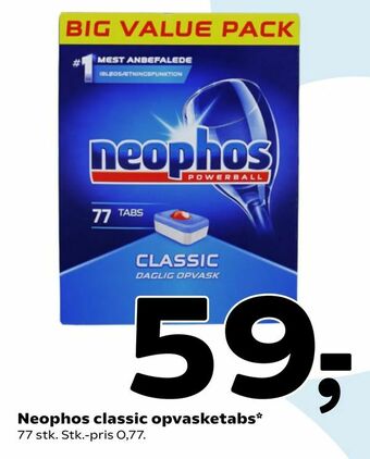 Neophos classic opvasketabs