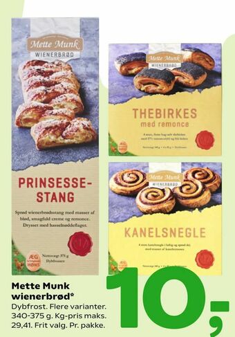 Coop 365 Mette Munk wienerbrød tilbud