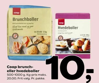 Coop 365 Coop brunch eller hvedeboller tilbud