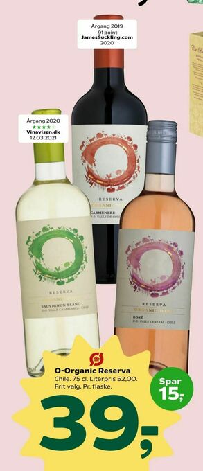 Coop 365 O-Organic Reserva tilbud