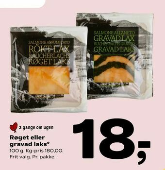 Coop 365 Røget eller gravad laks tilbud