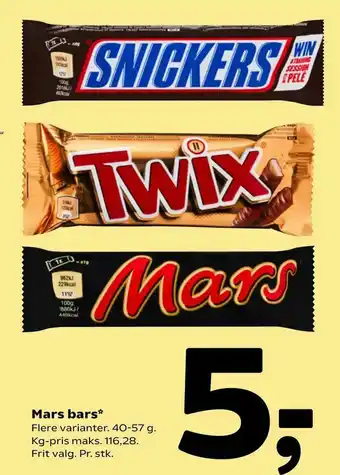 Coop 365 Mars bars tilbud