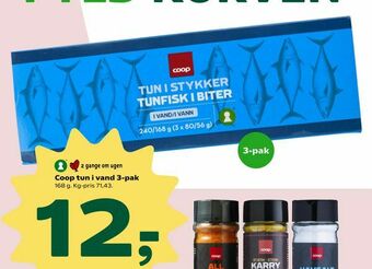 Coop 365 Coop tun i vand 3-pak tilbud