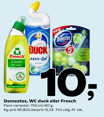 Domestos, WC duck eller Frosch