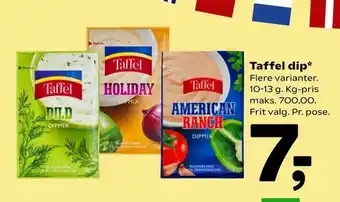Coop 365 Taffel dip tilbud