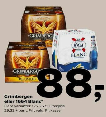 Coop 365 Grimbergen eller 1664 Blanc tilbud