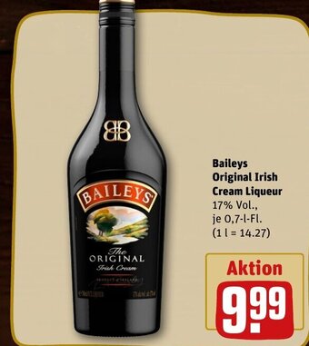 REWE DE Baileys Original Irish Cream Liqueur tilbud