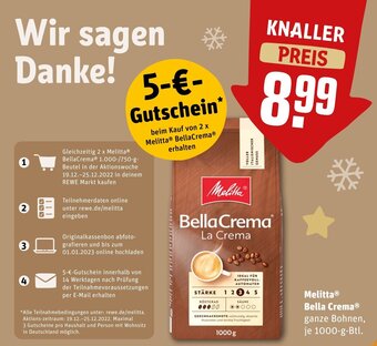 REWE DE Melitta Bella Crema tilbud