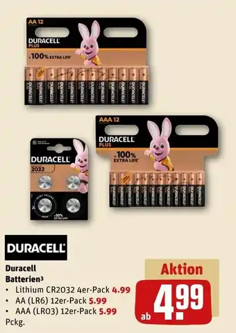 Duracell Batterien