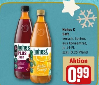 REWE DE Hohes C Saft tilbud