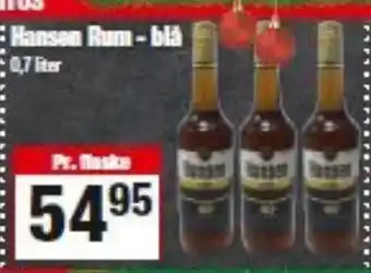 Hansen Rum-blå
