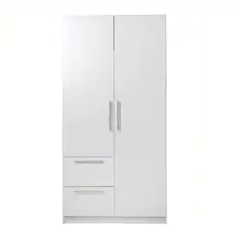 Silvan Acc excellence, garderobeskab, saturn, hvid, 203 x 101 x 54 cm tilbud