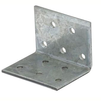 Silvan Hulpladevinkel, pregalvaniseret stål, h: 4 x b: 6 x d: 4 cm tilbud