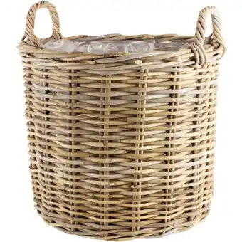 Silvan Fletkurv m. håndtag, pileflet, natur tilbud