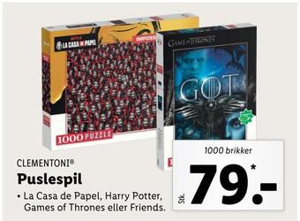 Lidl Puslespil tilbud