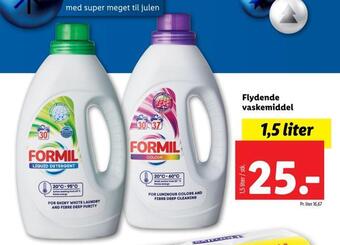 Lidl Flydende vaskemiddel tilbud