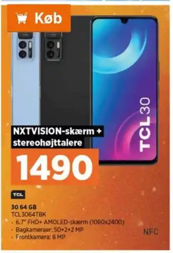 Power Tcl 30 mobiltelefon tilbud