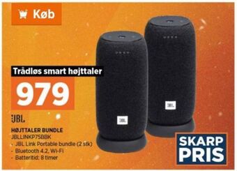 Power Jbl højttaler tilbud