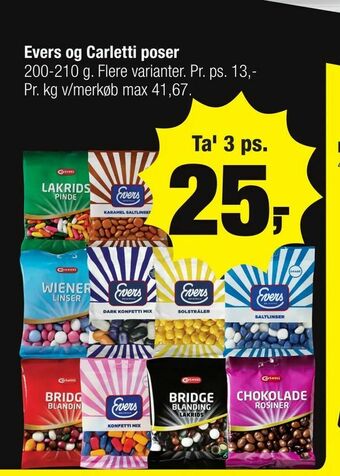 Calle Evers og Carletti poser tilbud
