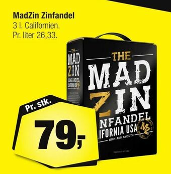 Calle MadZin Zinfandel tilbud