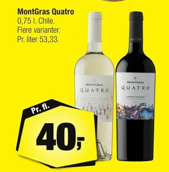 Calle MontGras Quatro tilbud