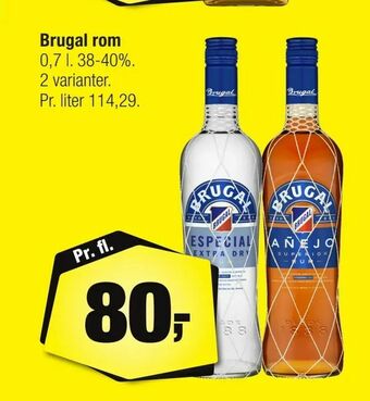 Calle Brugal rom tilbud