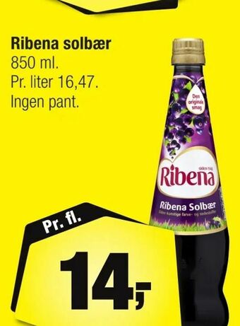 Calle Ribena solbær tilbud