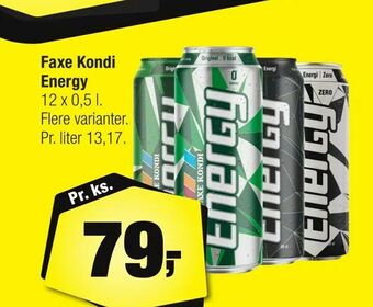 Calle Faxe Kondi Energy tilbud