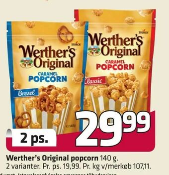 Fleggaard Werther's Original popcorn tilbud