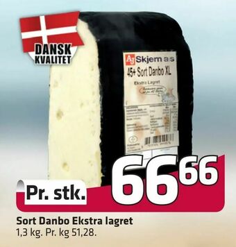 Fleggaard Sort Danbo Ekstra lagret tilbud