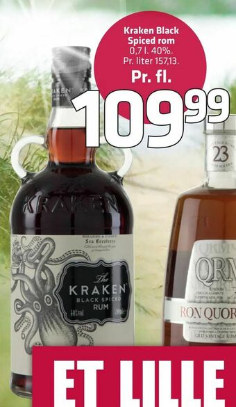 Fleggaard Kraken Black Spiced rom tilbud
