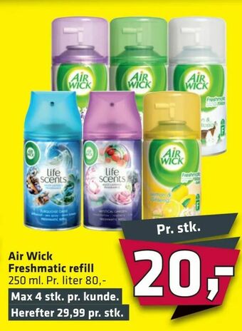 Fleggaard Air Wick Freshmatic refill tilbud