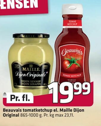 Fleggaard Beauvais tomatketchup el. Maille Dijon Original tilbud