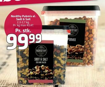 Fleggaard Nordthy Pubmix el. Sødt & Salt tilbud