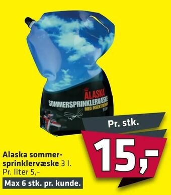 Fleggaard Alaska sommer sprinklervæske tilbud