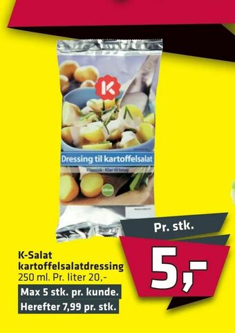 Fleggaard K-Salat kartoffelsalatdressing tilbud