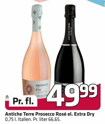 Fleggaard Antiche Terre Prosecco Rosé el. Extra Dry tilbud