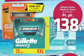 Fleggaard Gillette Fusion, Mach3 el. Venus tilbud
