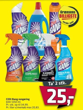 Fleggaard Cillit Bang rengøring tilbud