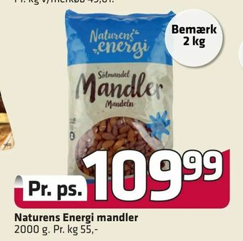 Fleggaard Naturens Energi mandler tilbud