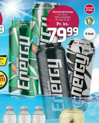 Fleggaard Faxe Kondi Energy tilbud