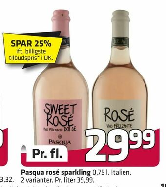 Pasqua rosé sparkling