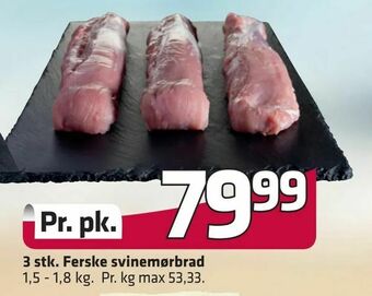 Fleggaard 3 stk. Ferske svinemørbrad tilbud