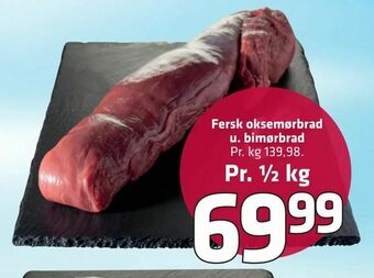 Fleggaard Fersk oksemørbrad u. bimørbrad tilbud