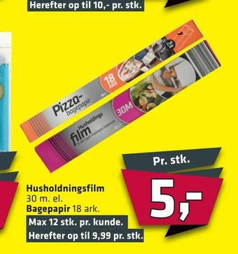 Fleggaard Husholdningsfilm Bagepapir tilbud