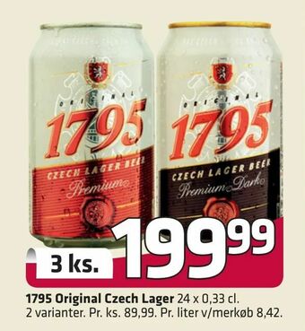 Fleggaard 1795 Original Czech Lager tilbud