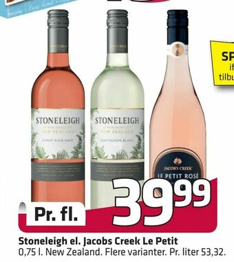 Fleggaard Stoneleigh el. Jacobs Creek Le Petit tilbud