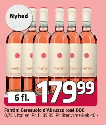 Fleggaard Fantini Cerasuolo d'Abruzzo rosé DOC tilbud